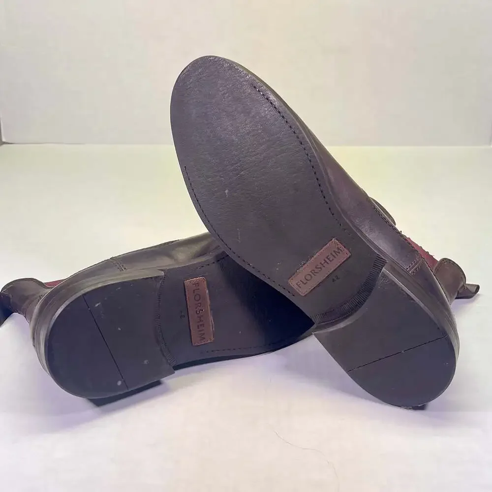 Florsheim Chelsea Men’s Leather Burgundy Boots US 8 EU 42